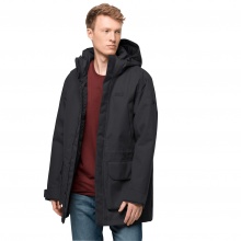 Jack Wolfskin Parka Fierce Wind (wasser- und winddicht, aus recycelte Materialien) schwarz Herren